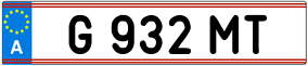 Truck License Plate